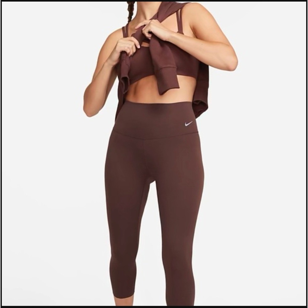 DO NOT BUY Nike Zenvy High-Waisted 7/8 Leggings Plus Size 1X Baroque Brown